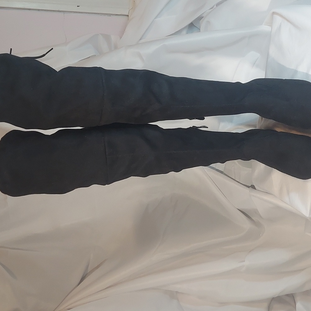 Dream Pairs Black Over-the-Knee Boots